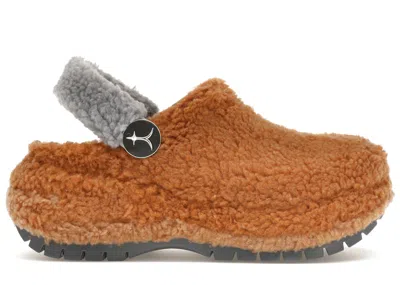 Pre-owned Crocs Men's  Classic Mega Crush Clog Lil Nas X Sneakers In Brown