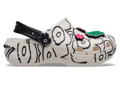 Pre-owned Crocs Men's  Classic Platform Clog Marimekko Sneakers In Multi