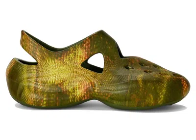 Pre-owned Crocs Men's  Diffuser Clog Dingyun Zhang Sneakers In Army Green