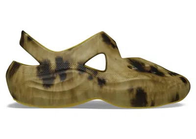 Pre-owned Crocs Men's  Diffuser Clog Dingyun Zhang Sneakers In Spotted Brown