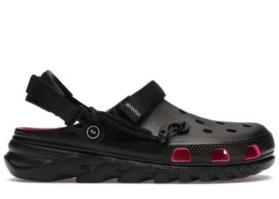 Pre-owned Crocs Men's  Duet Max 2 Clog Post Malone Sneakers In Black