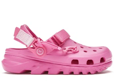 Pre-owned Crocs Men's  Duet Max 2 Clog Post Malone Sneakers In Pink