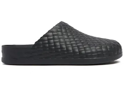 Pre-owned Crocs Men's  Dylan Woven Clog Sneakers In Black