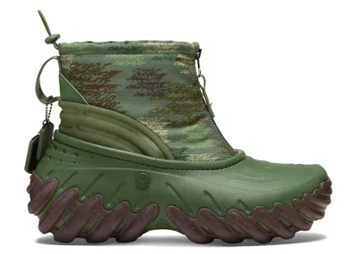 Pre-owned Crocs Men's  Echo Boot Futura Laboratories Sneakers In Green