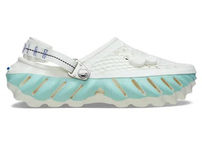 Pre-owned Crocs Men's  Echo Clog Kanghyuk Blue Sneakers In White