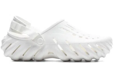 Pre-owned Crocs Men's  Echo Clog Sneakers In White