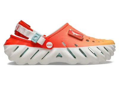 Pre-owned Crocs Men's  Echo Clog Wnba Sneakers In White