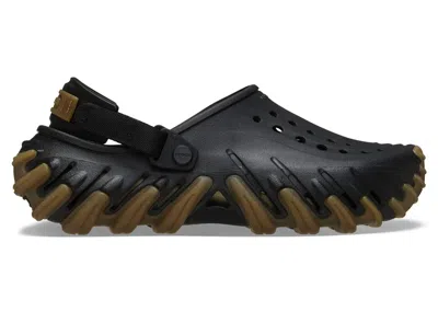 Pre-owned Crocs Men's  Echo Gum Ro Clog Sneakers In Black