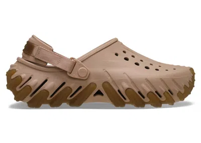 Pre-owned Crocs Men's  Echo Gum Ro Clog Sneakers In Pink Caramel
