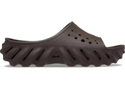 Pre-owned Crocs Men's  Echo Slide Sneakers In Espresso