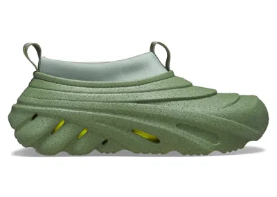 Pre-owned Crocs Men's  Echo Storm Sandstorm Sneakers In Moss In Green