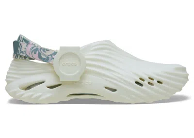 Pre-owned Crocs Men's  Echo Wave Clog Gshock Sneakers In White