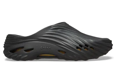 Pre-owned Crocs Men's  Echo Wave Clog Sneakers In Black/sand In Multi