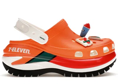 Pre-owned Crocs Men's  Mega Crush Clog 7eleven Sneakers In Orange