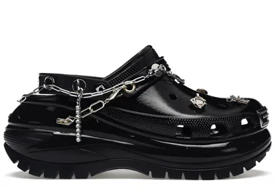 Pre-owned Crocs Men's  Mega Crush Clog Christian Cowan Sneakers In Black/metallic