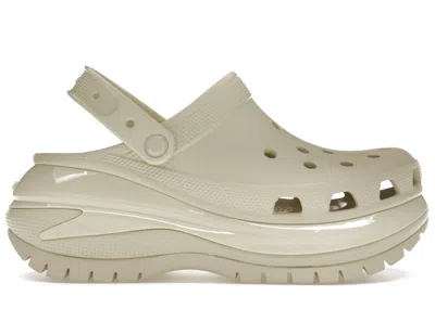 Pre-owned Crocs Men's  Mega Crush Clog Sneakers In Bone In Brown