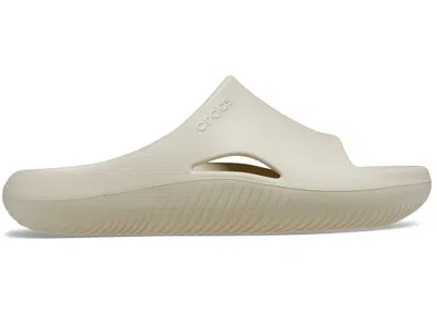 Pre-owned Crocs Men's  Mellow Recovery Slide Sneakers In Bone In Brown