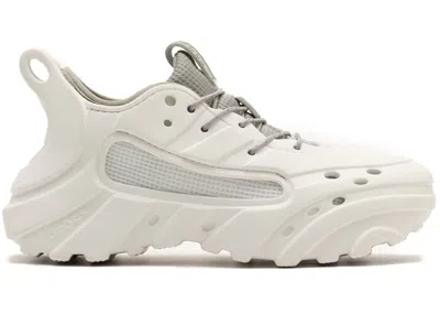 Pre-owned Crocs Men's  Nova Check Sneakers In White/grey