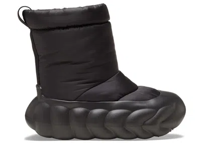 Pre-owned Crocs Men's  Overpuff Boot Sneakers In Black