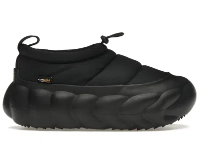 Pre-owned Crocs Men's  Overpuff Shorty Cordura Sneakers In Black