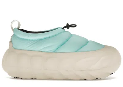 Pre-owned Crocs Men's  Overpuff Shorty Sneakers In Aquamarine In Blue