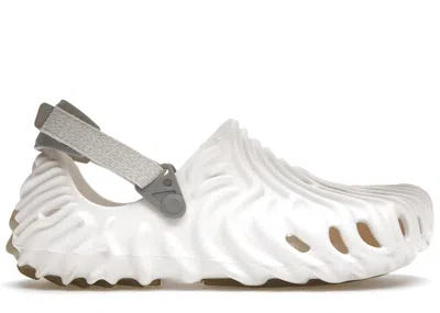 Pre-owned Crocs Men's  Pollex Clog By Salehe Bembury Almost White (friends And Family) Sneakers In Spackle
