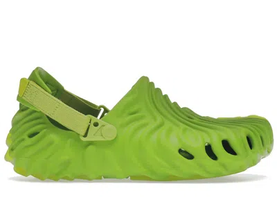 Pre-owned Crocs Men's  Pollex Clog By Salehe Bembury Crocodile Sneakers In  Green