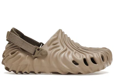 Pre-owned Crocs Men's  Pollex Clog By Salehe Bembury Sneakers In Menemsha In Brown