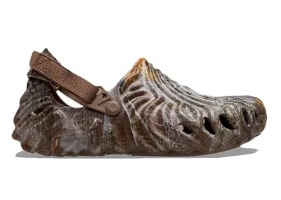 Pre-owned Crocs Men's  Pollex Clog By Salehe Bembury Sneakers In Real Tree Camo/brown