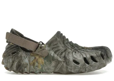 Pre-owned Crocs Men's  Pollex Clog By Salehe Bembury Sneakers In Real Tree Camo/brown