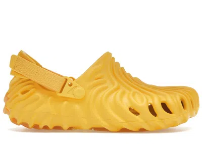 Pre-owned Crocs Men's  Pollex Clog By Salehe Bembury Sneakers In Yoke In Yellow