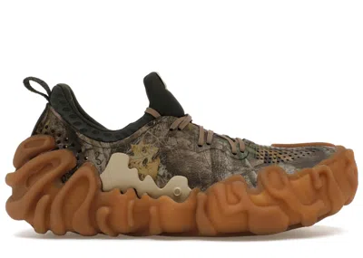 Pre-owned Crocs Men's  Pollex Juniper By Salehe Bembury Real Tree Camo Sneakers In Realtree Camo/grey/gum