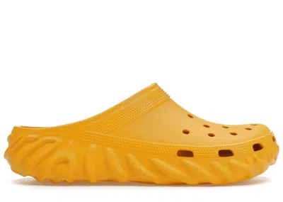 Pre-owned Crocs Men's  Pollex Saru Mule By Salehe Bembury Sneakers In Citrine In Yellow