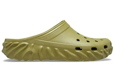 Pre-owned Crocs Men's  Pollex Saru Mule By Salehe Bembury Sneakers In Pesto In Green