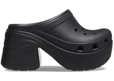 Pre-owned Crocs Men's  Siren Clog Sneakers In Black