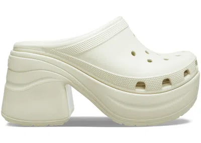 Pre-owned Crocs Men's  Siren Clog Sneakers In Bone