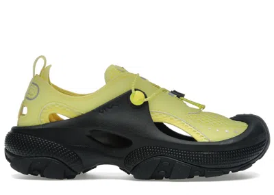 Pre-owned Crocs Men's  Trail Break 2 Sneakers In Chartreuse In Green