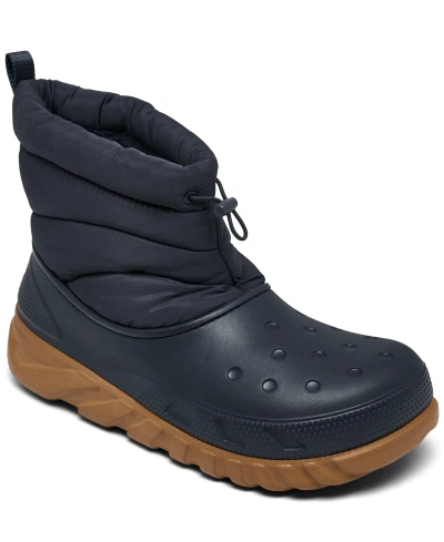 Crocs Men's Duet Max Casual Boots From Finish Line In Navy