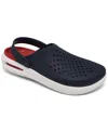 Crocs Men's Inmotion Clogs From Finish Line In Navy,white,red