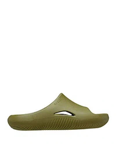 Crocs Men's Mellow Recovery Slides In Aloe