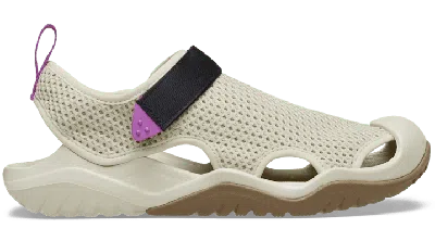 Crocs Men's Swiftwater™ Mesh Deck Sandal In Moth