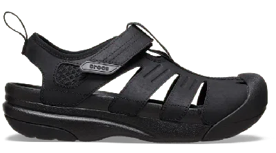 Crocs Men's Yukon Fisherman; Black, M12