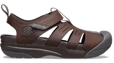 Crocs Men's Yukon Fisherman In Espresso