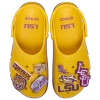 Crocs Mens Collegiate Clogs In Multi