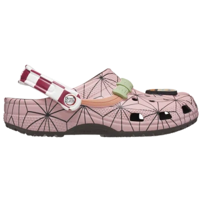 Crocs Mens  Classic Clogs Nezuko In Green/pink