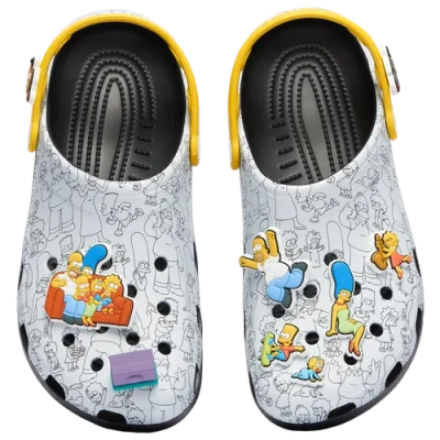 Crocs Mens  Classic Clogs The Simpsons In Multi