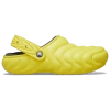 Crocs Mens  Classic Lined Overpuff Clogs In Cyber Yellow