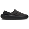 Crocs Mens  Classic Puff Moc In Black/black