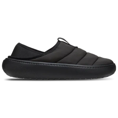 Crocs Mens  Classic Puff Moc In Black/black