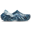 Crocs Mens  Echo Clogs Marble In White/blue/grey